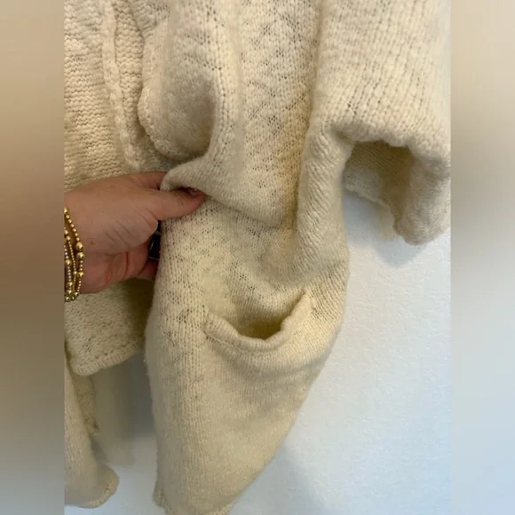 James Perse Wool Cardigan Wrap, size small - Picture 4 of 6